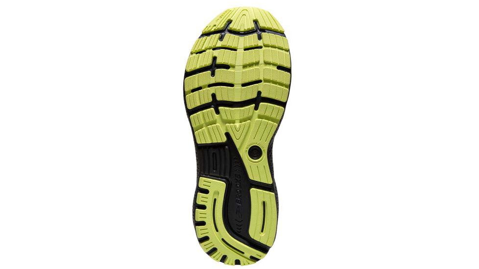 Brooks Ghost 16 Running Shoes - Mens, Primer/Grey/Lime, 12.0, 1104181D040.120