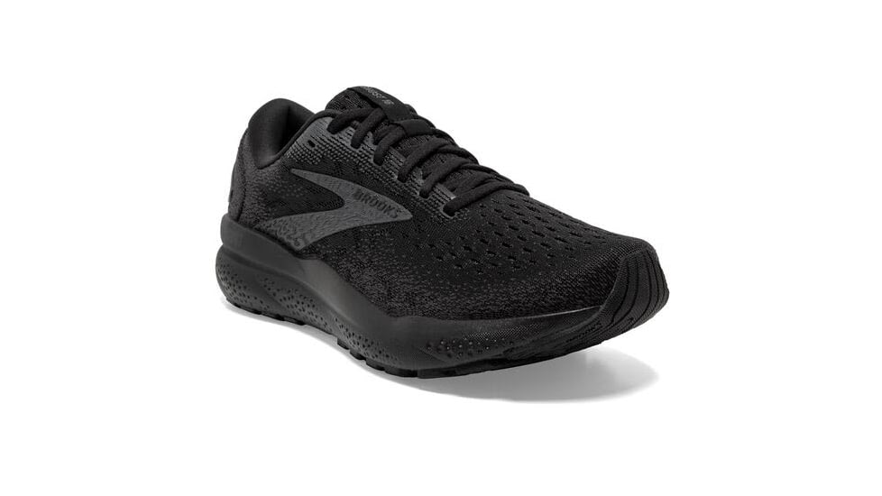 Brooks Ghost 16 Running Shoes - Womens, Black/Black/Ebony, 7.0, 1204071B020.070