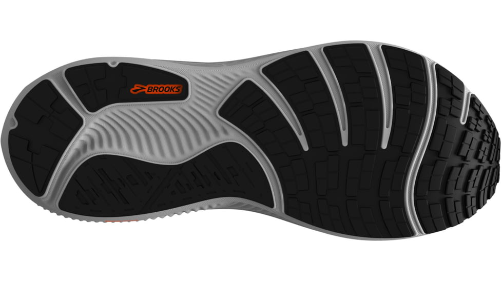 Brooks Ghost 17 GTX Road Running Shoes - Mens, Smoke/Primer Grey/Orange, 8, 1D, 1104621D022.080