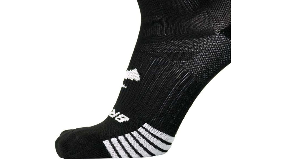 Brooks Ghost Lite Quarter 2-Pack Sock, Black, XL, 280497001.040