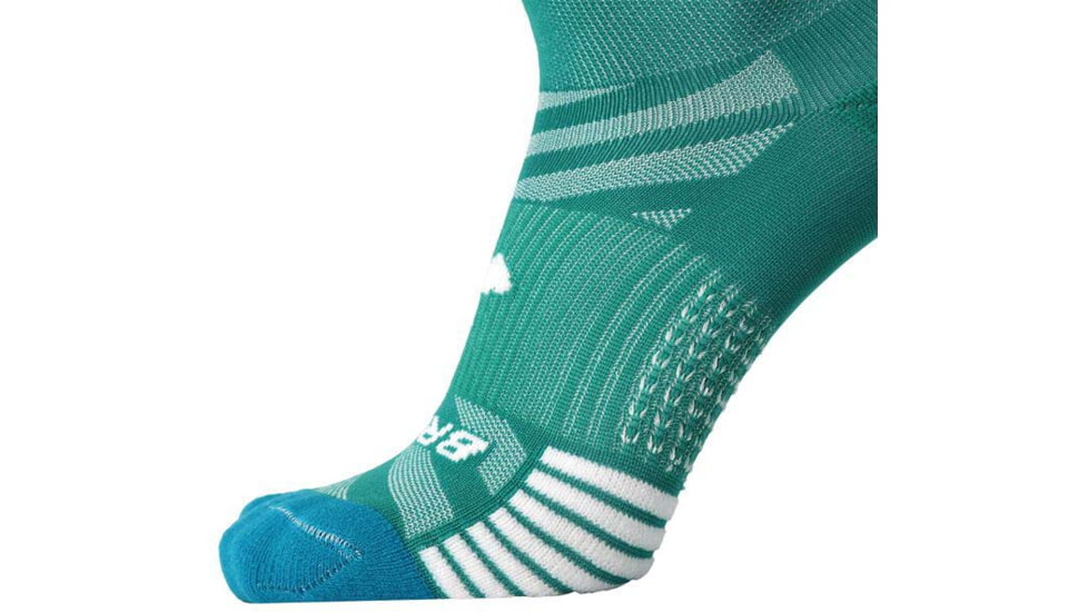 Brooks Ghost Lite Quarter 2-Pack Sock, Nile/Lagoon &amp; White/Nile, S, 280497358.025
