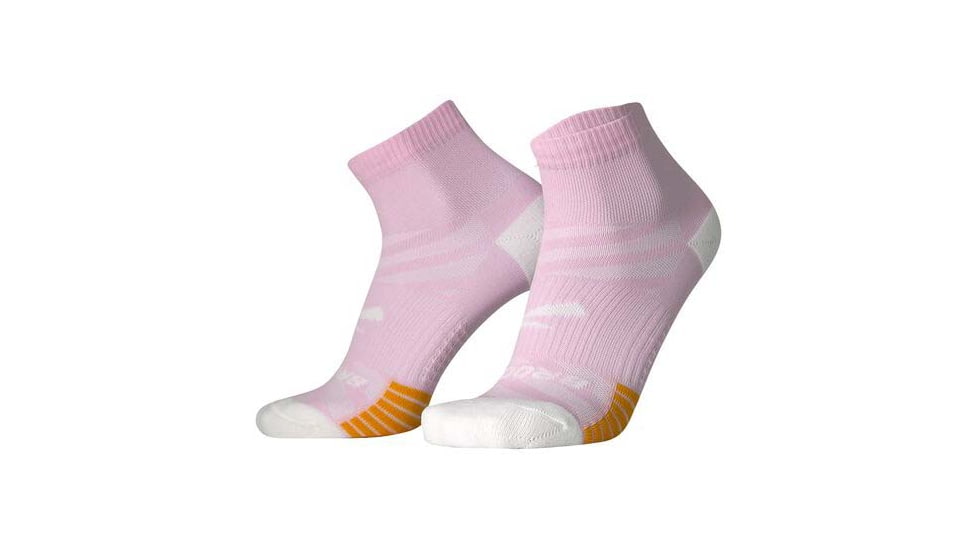 Brooks Ghost Lite Quarter 2-Pack Sock, Quartz/White &amp; White/Quartz, XL, 280497654.040