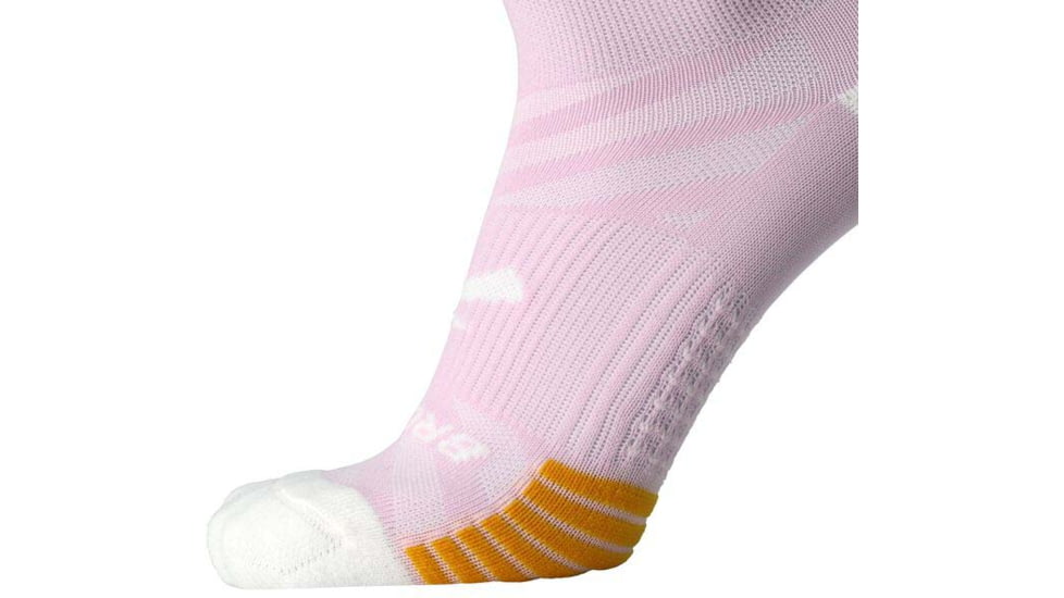 Brooks Ghost Lite Quarter 2-Pack Sock, Quartz/White &amp; White/Quartz, XL, 280497654.040