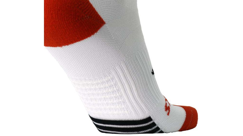 Brooks Ghost Lite Quarter 2-Pack Sock, White/Clay &amp; Clay/Lt Peak, M, 280497172.030
