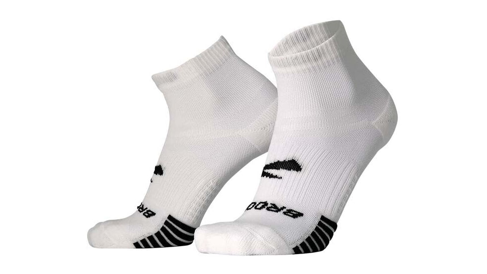 Brooks Ghost Lite Quarter 2-Pack Sock, White, S, 280497100.025