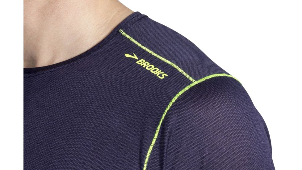 Brooks Ghost Long Sleeve - Mens, Navy/Nightlife, Medium, 211132410.030