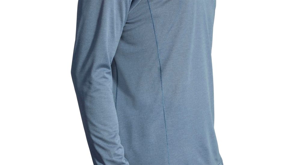 Brooks Ghost Long Sleeve Running Top - Mens, Heather Tide, L, 211132432.035
