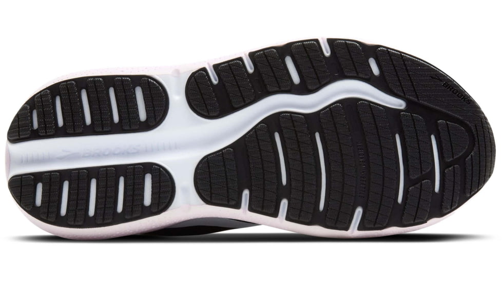 Brooks Ghost Max 2 Road Running Shoes - Womens, Black/White/Orchid Ice, 8.5 US/Medium, 1204201B077.085