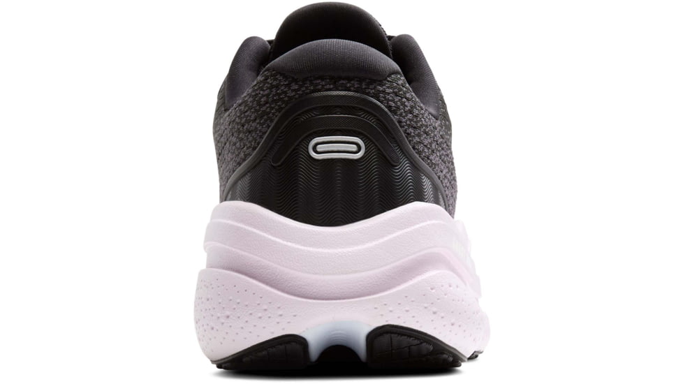 Brooks Ghost Max 2 Road Running Shoes - Womens, Black/White/Orchid Ice, 8.5 US/Medium, 1204201B077.085