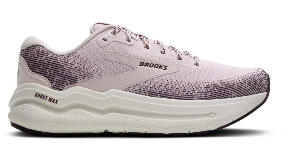 Brooks Ghost Max 2 Road Running Shoes - Womens, Orchid Ice/Plum/Coconut, 6.0 US/Medium, 1204201B503.060