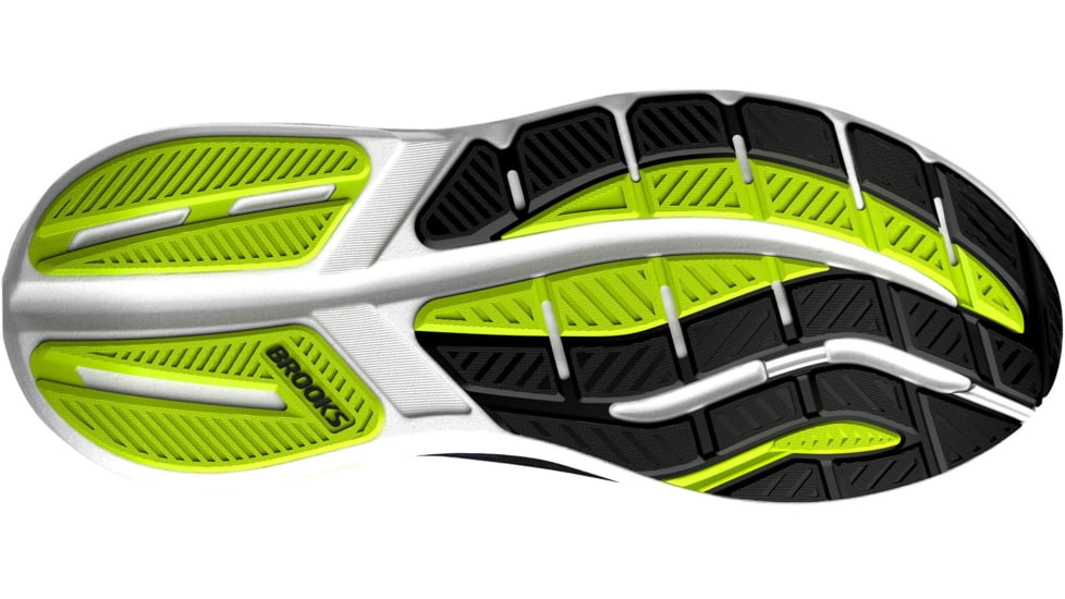 Brooks Ghost Max 3 Road Running - Mens, Black/Navy/Acid Lime, 8.5, 1D, 1104641D078.085