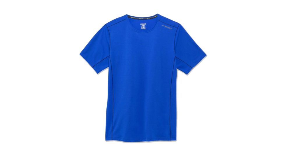 Brooks Ghost Mens Short Sleeve Shirt, Royal, Small, 211133-Royal-S