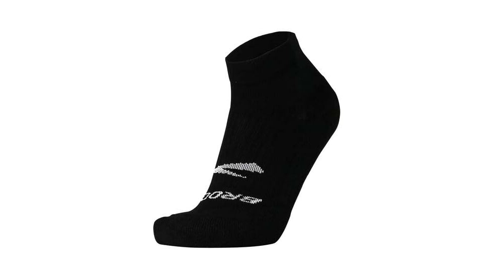 Brooks Ghost Quarter Sock, Black, L, 280499001.035