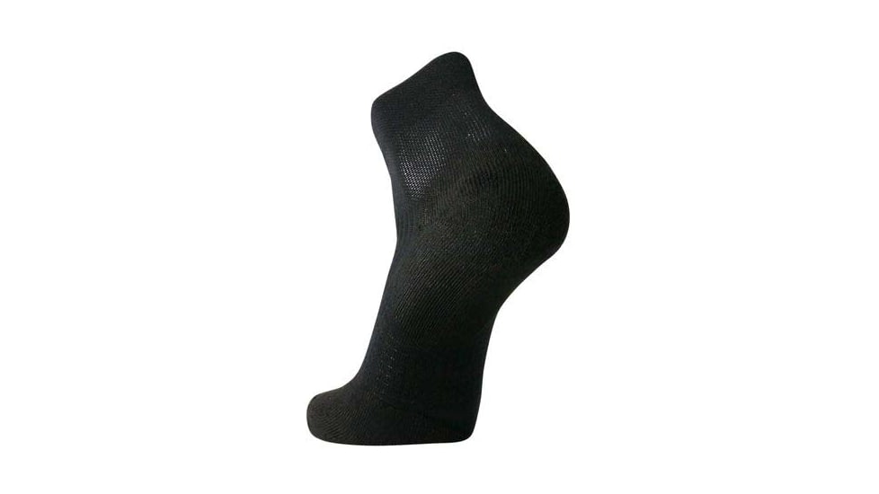 Brooks Ghost Quarter Sock, Black, L, 280499001.035