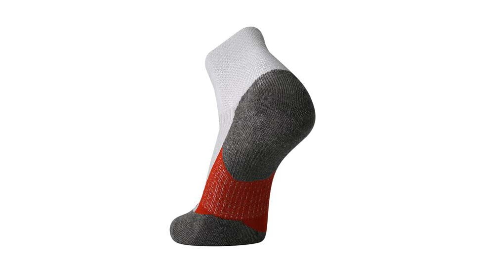 Brooks Ghost Quarter Sock, Light Pikes Peak/Red Clay, M, 280499094.030