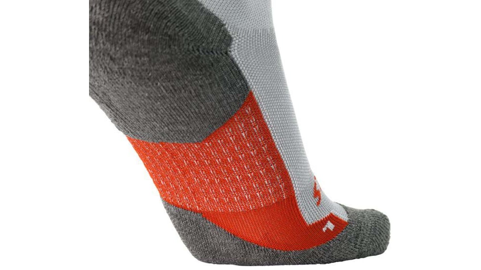Brooks Ghost Quarter Sock, Light Pikes Peak/Red Clay, M, 280499094.030