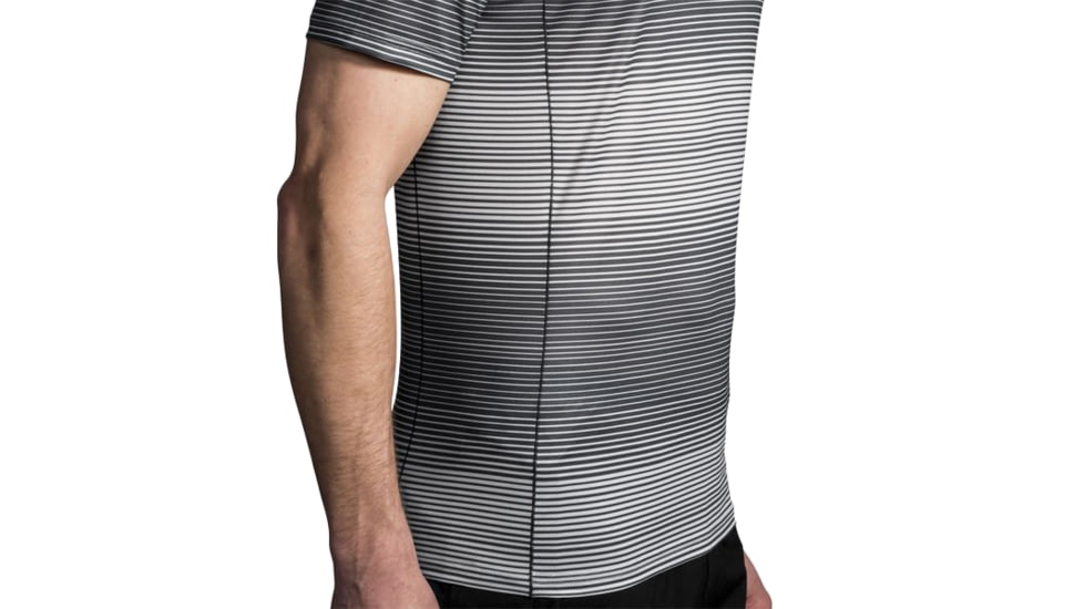 Brooks Ghost Short Sleeve Shirt - Mens, Ash Haze, Small, 211133046.025