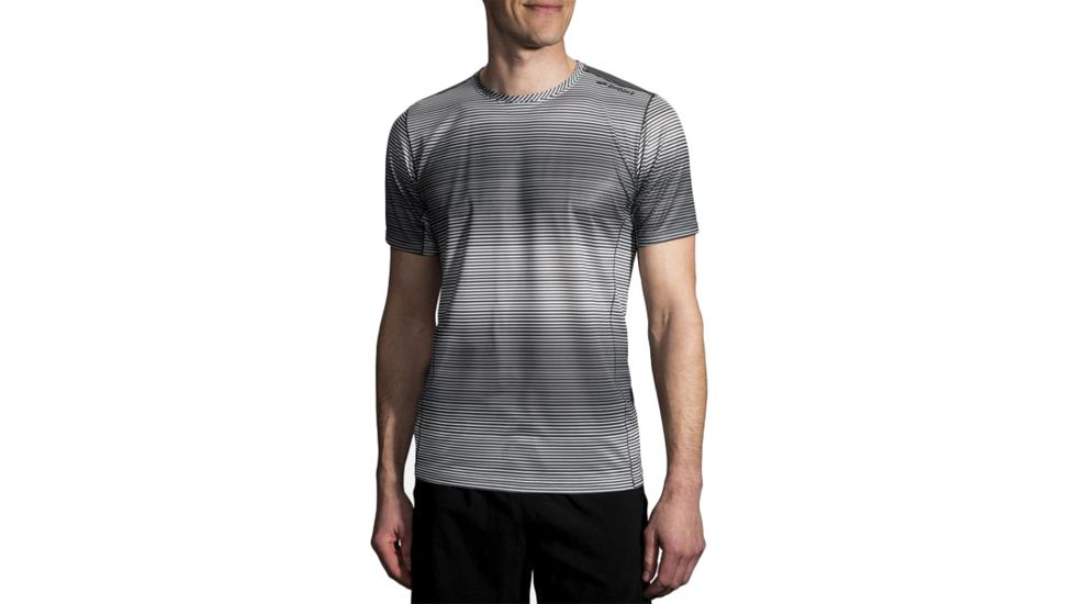Brooks Ghost Short Sleeve Shirt - Mens, Ash Haze, Small, 211133046.025