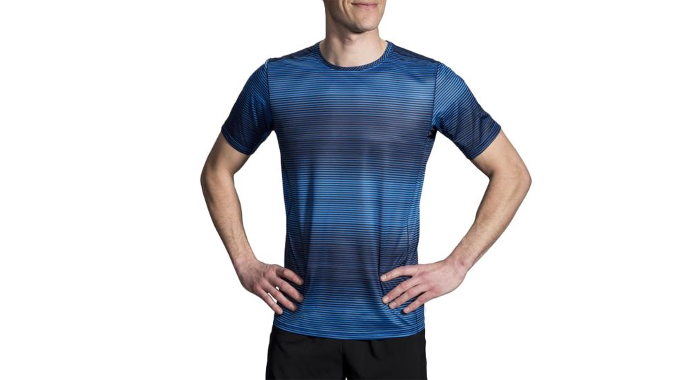 Brooks Ghost Short Sleeve Shirt - Mens, Azul Haze, Medium, 211133487.030