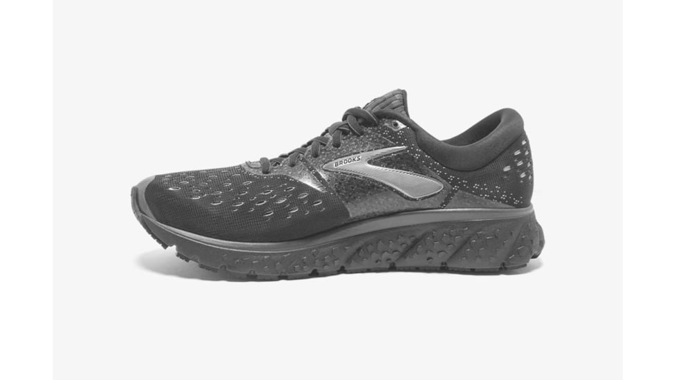 Brooks Glycerin 16 Mens Road Running Shoes, Black/Ebony, 10.5 US, Wide, 1102892E071.105