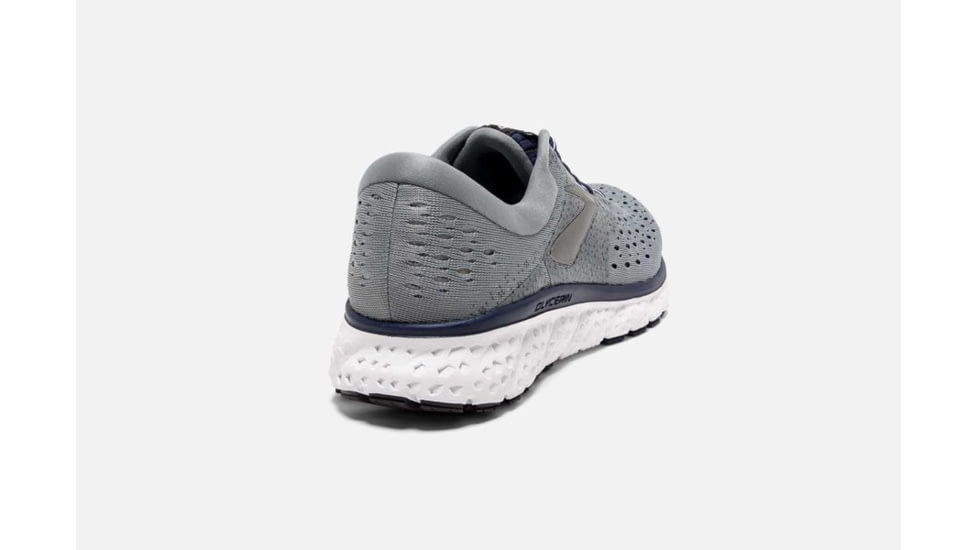 Brooks Glycerin 16 Mens Road Running Shoes, Grey/Navy/Black, 8.5 US, Wide, 1102892E059.085