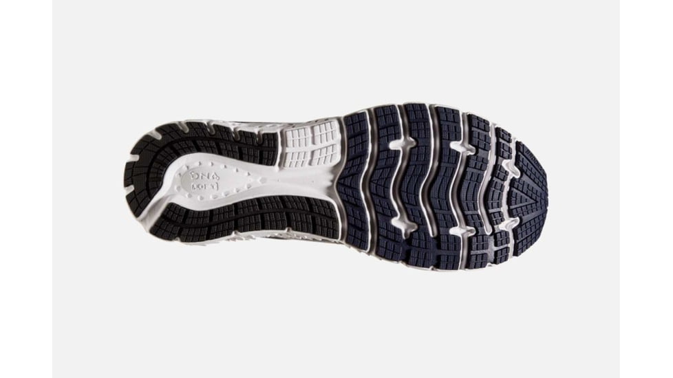 Brooks Glycerin 16 Mens Road Running Shoes, Grey/Navy/Black, 8.5 US, Wide, 1102892E059.085