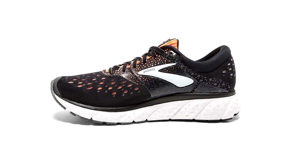 Brooks Glycerin 16 Road Running Shoes - Mens, Black/Orange/Grey, Medium, 8 US, 1102891D069.080