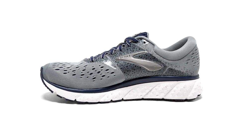 Brooks Glycerin 16 Road Running Shoes - Mens, Grey/Navy/Black, Medium, 10 US, 1102891D059.100