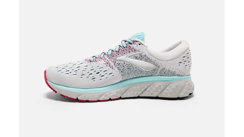 Brooks Glycerin 16 Womens Road Running Shoes, White/Blue/Pink, 10.5 US, Medium, 1202781B115.105