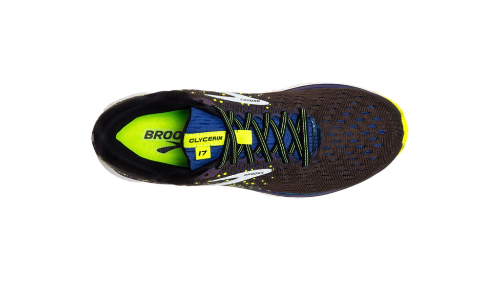Brooks Glycerin 17 Road Running Shoe - Mens, Black/Blue/Nightlife, 9D, 1102961D069.090