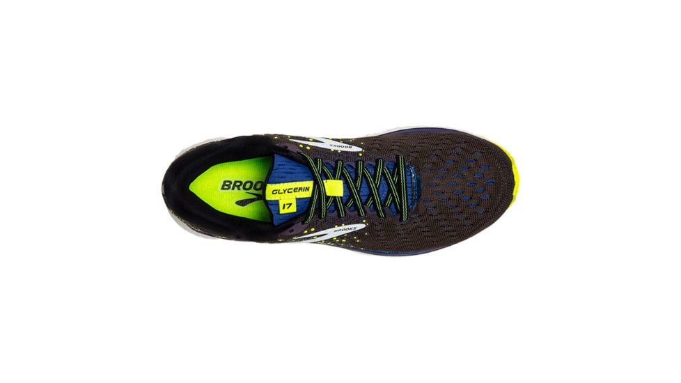 Brooks Glycerin 17 Road Running Shoe - Mens, Black/Blue/Nightlife, Medium, 7.0, 1102961D069.070