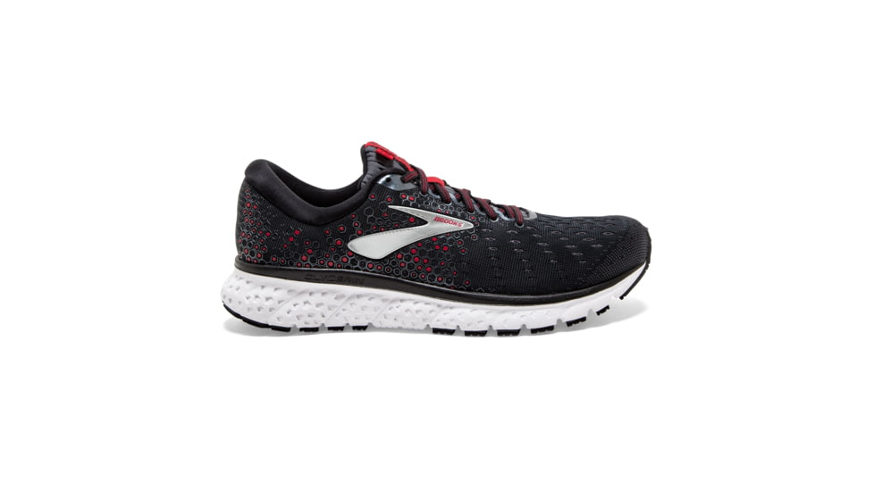 Brooks Glycerin 17 Road Running Shoe - Mens, Black/Ebony/Red, Medium, 7.0, 1102961D021.070