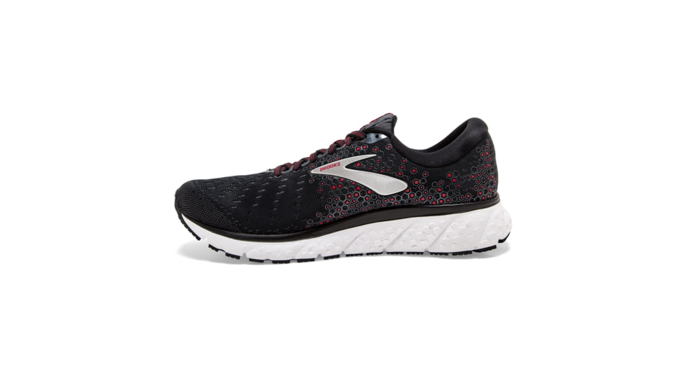 Brooks Glycerin 17 Road Running Shoe - Mens, Black/Ebony/Red, Medium, 7.0, 1102961D021.070