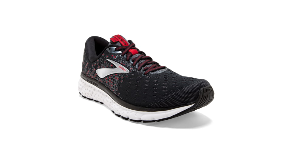 Brooks Glycerin 17 Road Running Shoe - Mens, Black/Ebony/Red, Medium, 7.0, 1102961D021.070