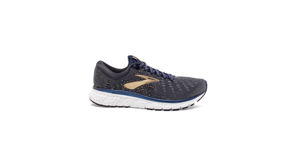 Brooks Glycerin 17 Road Running Shoe - Mens, Grey/Navy/Gold, Medium, 7.0, 1102961D048.070