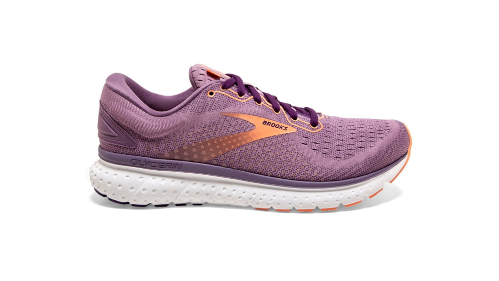 Brooks Glycerin 18 Road Running Shoe - Womens, Valerian/Jewel/Cantaloupe, 9.5B, 1203171B590.095