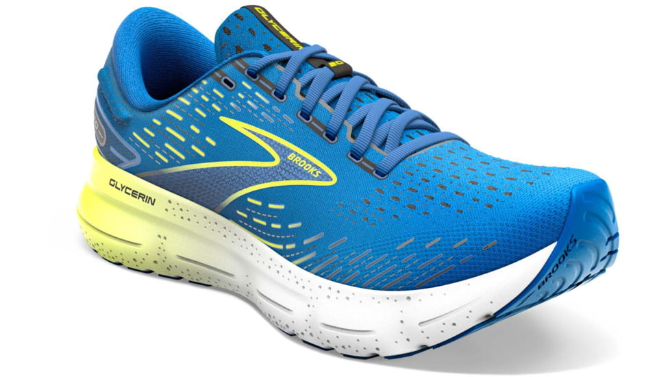 Brooks Glycerin 20 Running Shoes - Mens, Blue/Nightlife/White, 10.0, 1103821D482.100