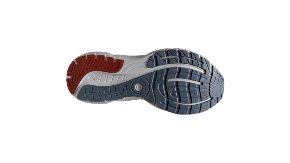 Brooks Glycerin 20 Running Shoes - Mens, Grey/Chili Oil/Orange, 10.0, 1103821D034.100