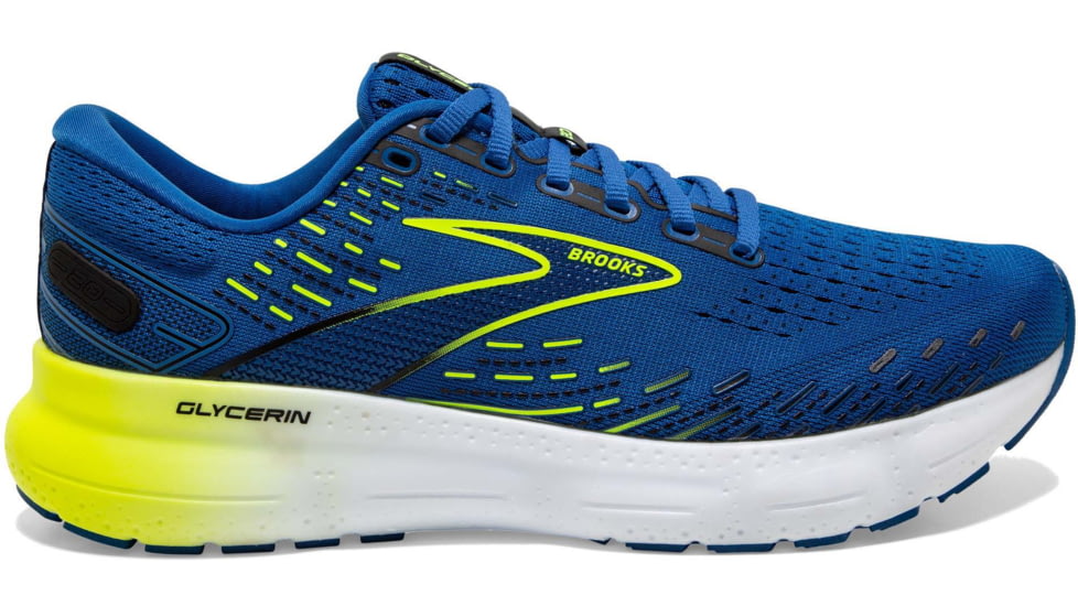 Brooks Glycerin 20 Running Shoes - Mens, Jadeite/Alaskan Blue/Ebony, 10.5, 1103821D492.105