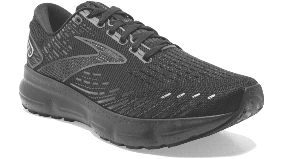 Brooks Glycerin 20 Running Shoes - Mens, Black/Black/Ebony, 7.5, 1103821D020.075