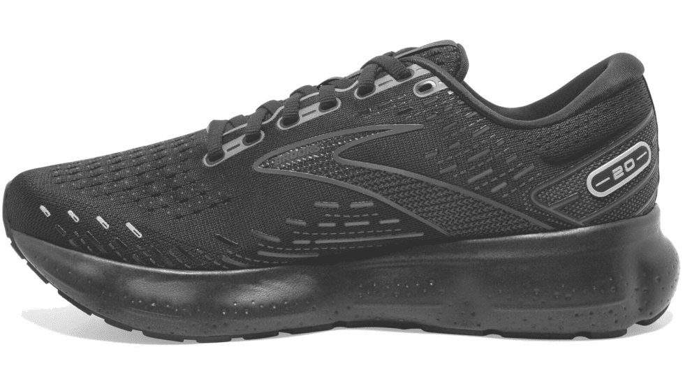 Brooks Glycerin 20 Running Shoes - Mens, Black/Black/Ebony, 7.5, 1103821D020.075