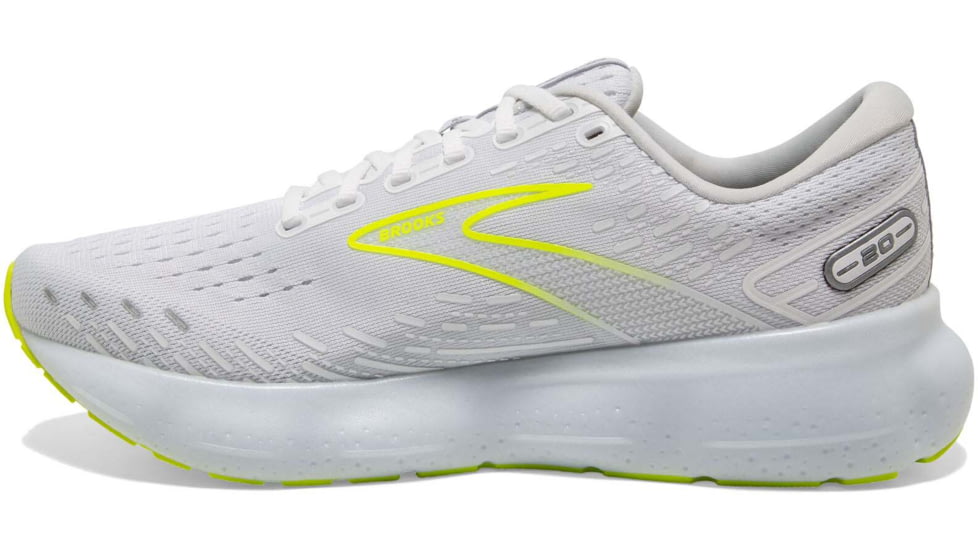Brooks Glycerin 20 Running Shoes - Mens, White/Nightlife, 15.0, 1103821D135.150