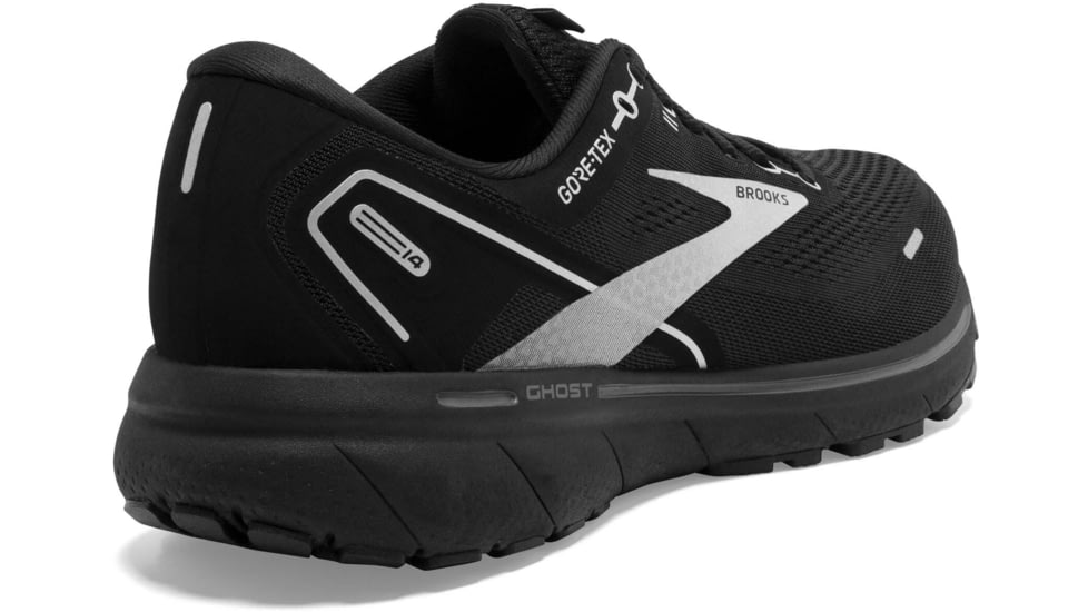 Brooks Ghost 14 GTX Running Shoes - Mens, Black/Black/Ebony, 9.0, 1103681D020.090