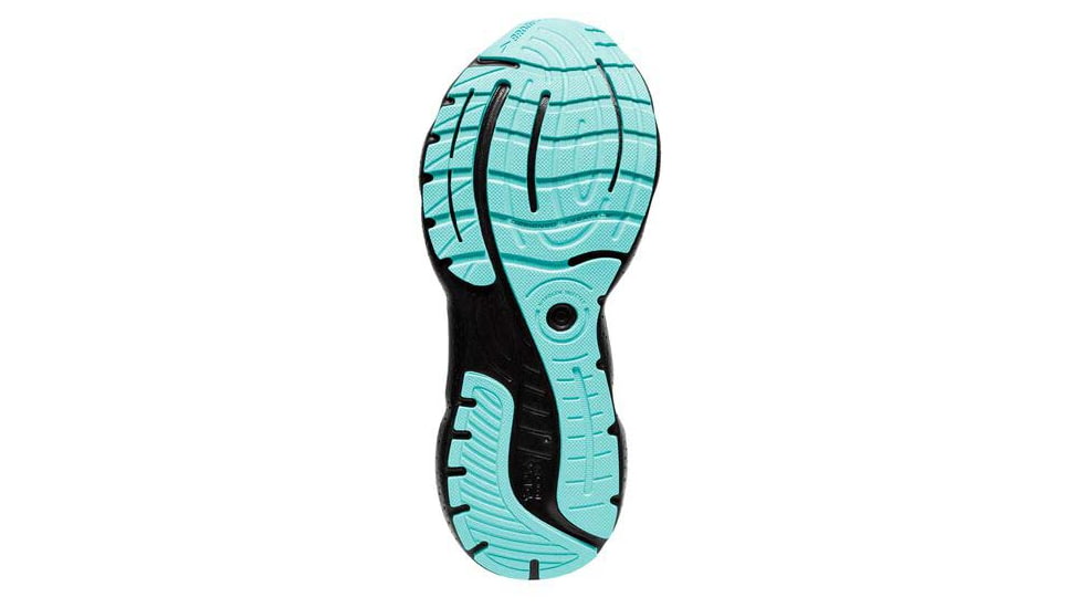Brooks Glycerin 20 Running Shoes - Womens, Medium, Black/Blue Light/Pink, 6.5, 1203691B005.065