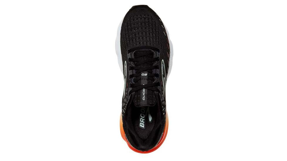 Brooks Glycerin 20 Running Shoes - Womens, Medium, Black/Red/Opal, 8.5, 1203691B045.085