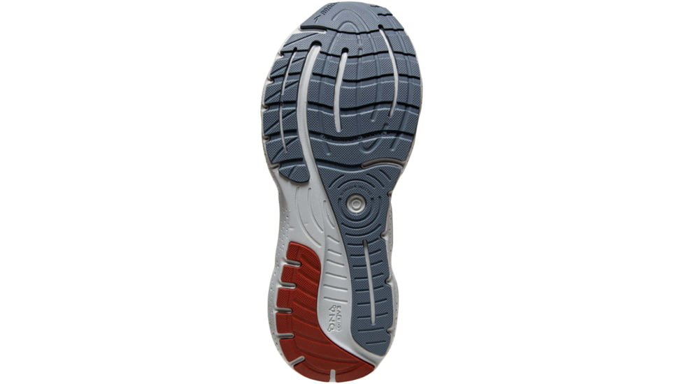 Brooks Glycerin GTS 20 Running Shoes - Mens, Grey/Chili Oil/Orange, 8.5, 1103831D034.085