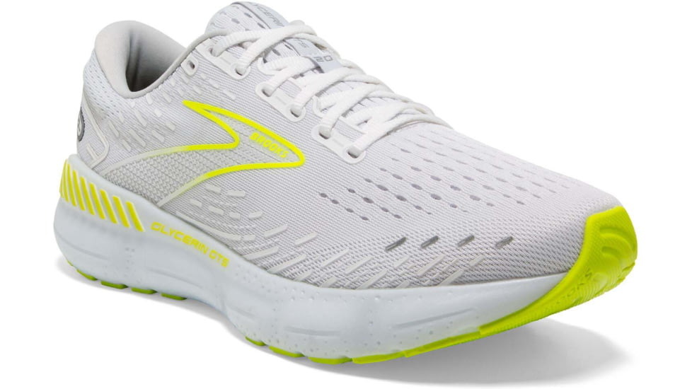 Brooks Glycerin GTS 20 Running Shoes - Mens, White/Nightlife, 13.0, 1103831D135.130