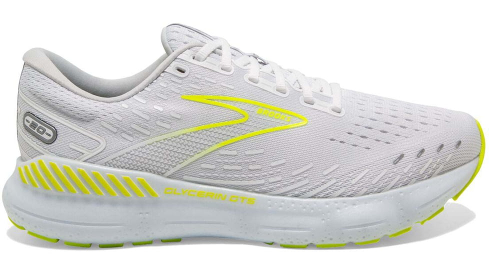 Brooks Glycerin GTS 20 Running Shoes - Mens, White/Nightlife, 13.0, 1103831D135.130
