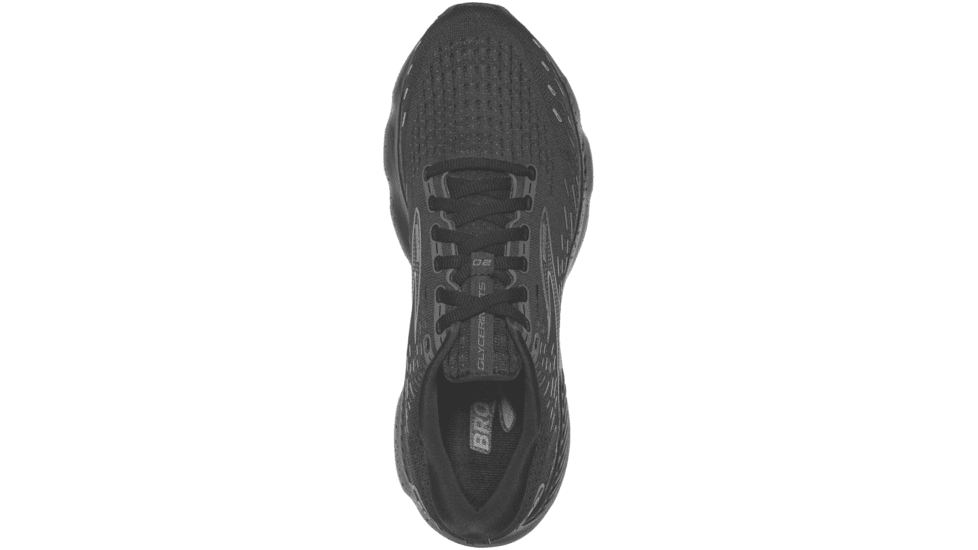 Brooks Glycerin GTS 20 Running Shoes - Mens, Wide, Black/Black/Ebony, 12.0, 1103832E020.120