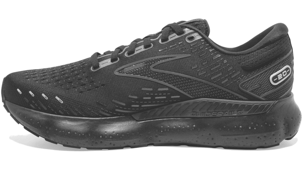 Brooks Glycerin GTS 20 Running Shoes - Mens, Wide, Black/Black/Ebony, 12.0, 1103832E020.120